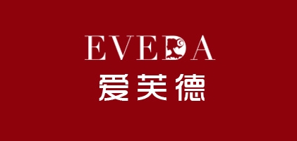 EVEDA．CC/爱芙德品牌logo