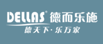 dellas/德而乐施品牌logo
