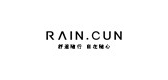 Rain．cun/然与纯品牌logo