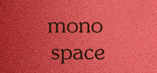 mono space品牌logo