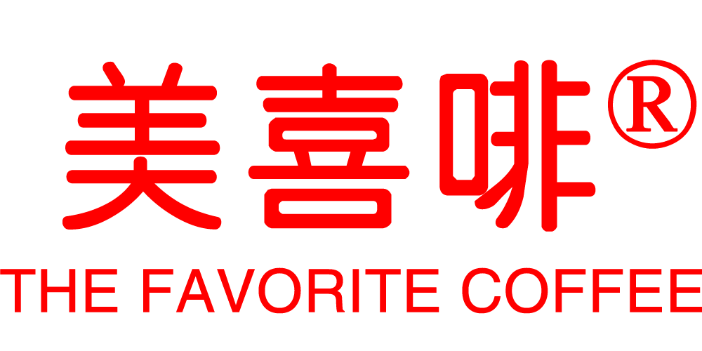 The favorite coffee/美喜啡品牌logo