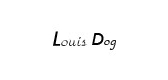 LouisDog/路易狗品牌logo