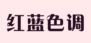 红蓝色调品牌logo