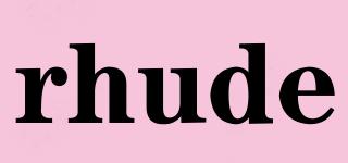 rhude品牌logo