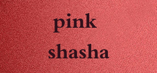 pink shasha品牌logo