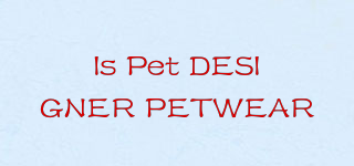 Is Pet DESIGNER PETWEAR品牌logo