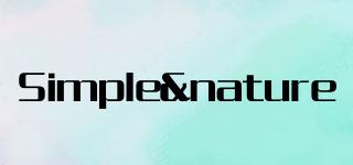 Simple&nature品牌logo