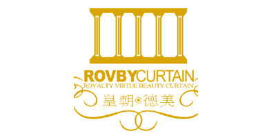 ROVBYCURTAIN ROYALTY VIRTUE BEAUTY CURTAIN/皇朝德美品牌logo
