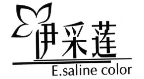 E.saline color/伊采莲品牌logo