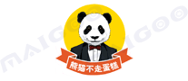 熊猫不走品牌logo