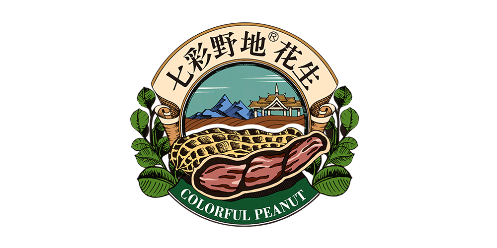 七彩野地品牌logo
