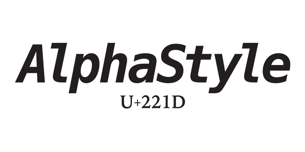 ALPHASTYLE品牌logo